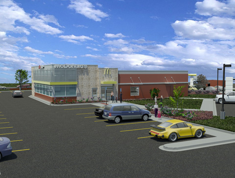 Rendering: McDonald's 122nd and Penn