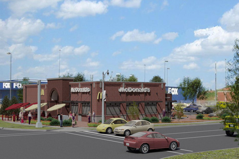 Rendering: McDonald's in Bricktown